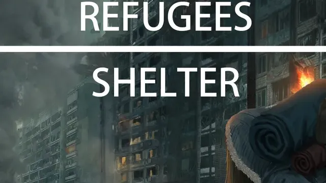 refugees:shelter cover