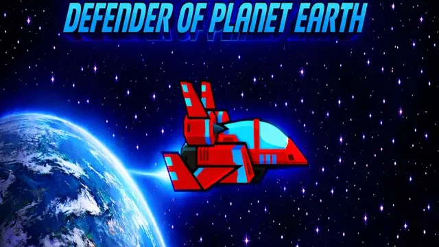 Super Arcade Boy in Defender of Planet Earth cover