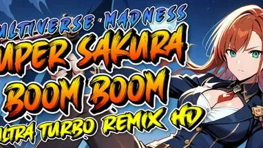 Super Sakura Boom Boom Multiverse Madness Ultra Turbo Remix HD cover