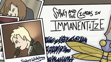 Sydney and the Cicadas in "Immanentize" cover