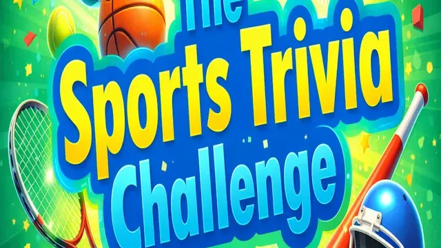 The Sports Trivia Challenge cover