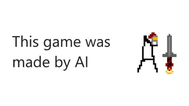 This game was made by AI cover